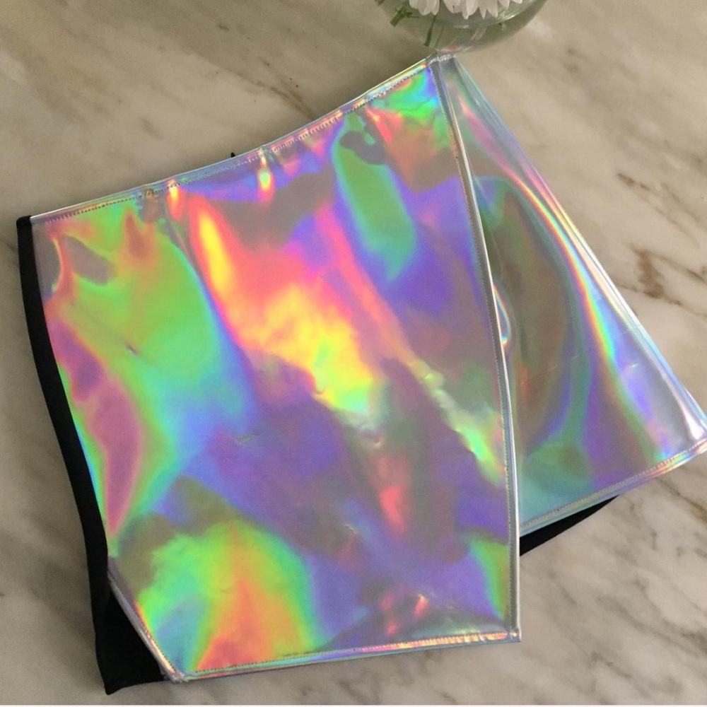 UNIF Meta Skirt (Medium) - Holographic
